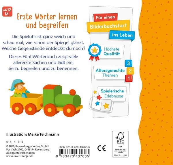 Produktbild: Mein erstes W&ouml;rterbuch zum F&uuml;hlen: Erste Sachen