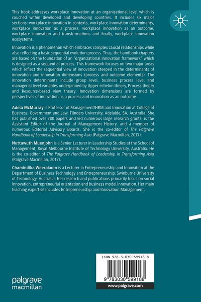 Produktbild: The Palgrave Handbook of Workplace Innovation