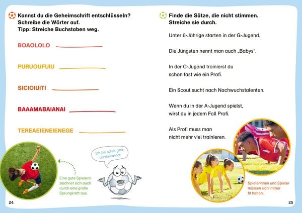 Produktbild: WAS IST WAS Erstes Lesen. Leser&auml;tsel Fu&szlig;ball
