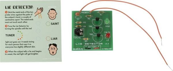 Produktbild: Whadda WSG106 L&uuml;gendetektor Ausf&uuml;hrung (Bausatz/Baustein): Bausatz 9V