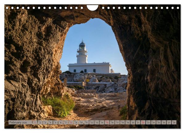 Produktbild: Menorca Untouched paradise in the Mediterranean Sea (Wall Calendar 2026 DIN A4 landscape), CALVENDO 12 Month Wall Calendar