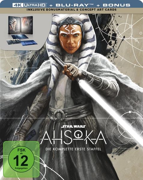 Ahsoka - Staffel 1 - Steelbook - Limited Edition (2 4K Ultra HD) (+ 2 Blu-rays)