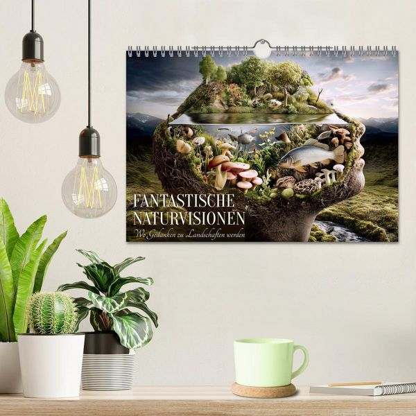 Produktbild: Fantastische Naturvisionen. Wo Gedanken zu Landschaften werden (Wandkalender 2026 DIN A4 quer), CALVENDO Monatskalender