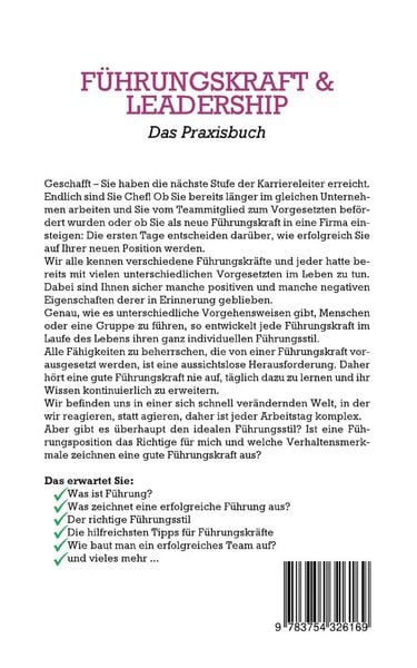 Produktbild: F&uuml;hrungskraft & Leadership - Das Praxisbuch: Wie Sie mit einem einfachen 3 Phase