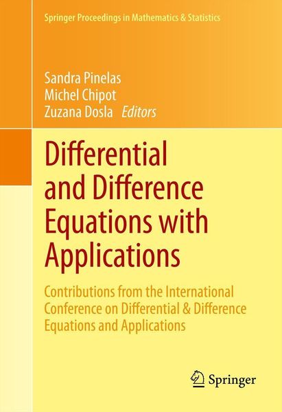 Produktbild: Differential and Difference Equations with Applications