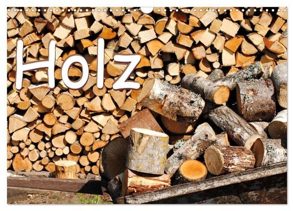 Holz (Wandkalender 2026 DIN A3 quer), CALVENDO Monatskalender