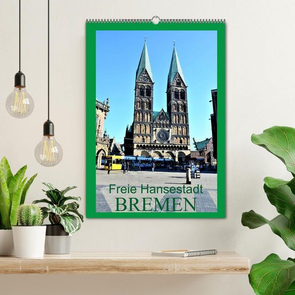 Produktbild: Freie Hansestadt BREMEN (Wandkalender 2026 DIN A2 hoch), CALVENDO Monatskalender
