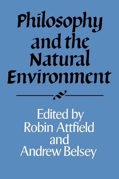Produktbild: Philosophy and the Natural Environment