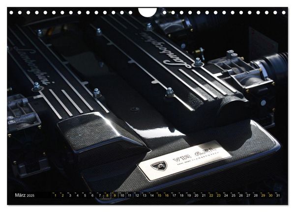 Produktbild: DER GELBE STIER - Lamborghini Murci&eacute;lago (Wandkalender 2025 DIN A4 quer), CALVENDO Monatskalender