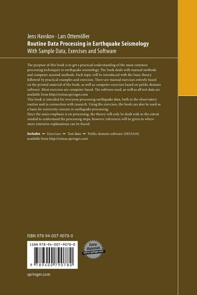 Produktbild: Routine Data Processing in Earthquake Seismology