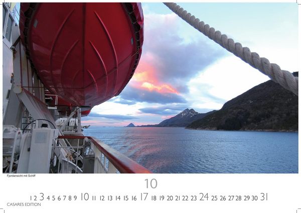 Produktbild: Hurtigruten Kalender 2027 &ndash; Wandkalender | Fotokalender Nordeuropa 24x35cm - Atemberaubende Natur- und Meereswelten, Abenteuer & Naturerlebnis &ndash; Perfektes Geschenk