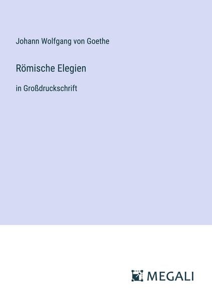 Produktbild: R&ouml;mische Elegien