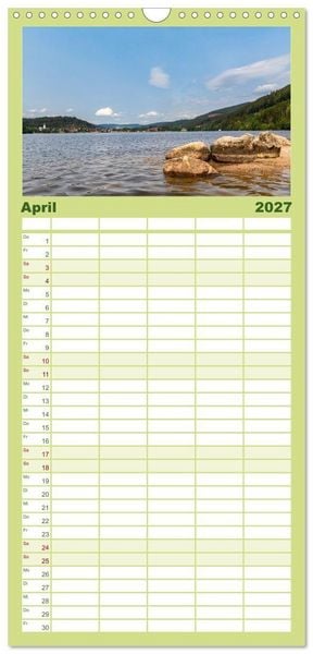 Produktbild: Familienplaner 2027 - Hochschwarzwald - Traumhafte Landschaften im Schwarzwald mit 5 Spalten (Wandkalender, 21 x 45 cm) CALVENDO