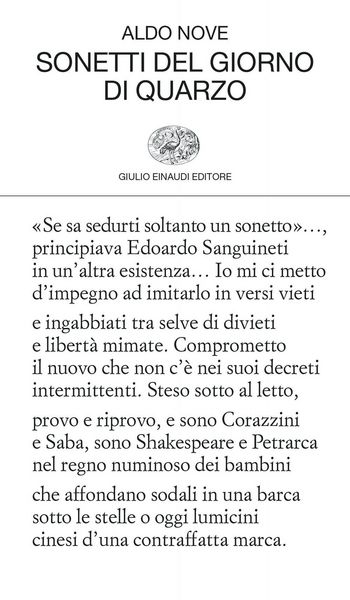 Produktbild: Sonetti del giorno di quarzo