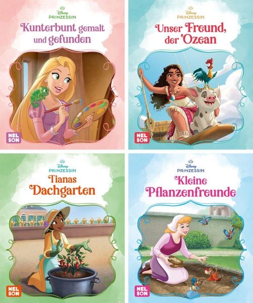 Produktbild: Nelson Mini-B&uuml;cher: 4er Disney Prinzessin 25-28
