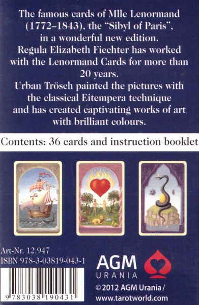 Produktbild: Mystical Lenormand Cards - GB