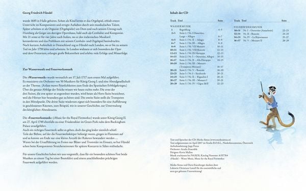 Produktbild: Feuerwerks- und Wassermusik (Das musikalische Bilderbuch mit CD und zum Streamen)