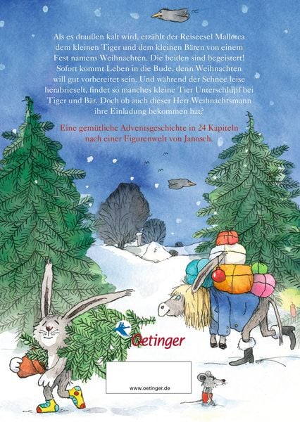 Produktbild: Nach einer Figurenwelt von Janosch. Tiger und B&auml;r, es weihnachtet sehr!