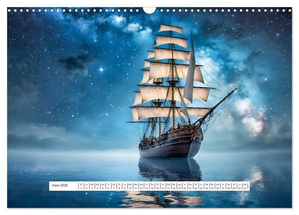 Produktbild: Les voiles et la mer (Calendrier mural 2026 DIN A3 vertical), CALVENDO calendrier mensuel