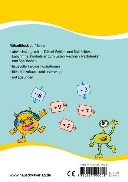 Produktbild: Rätselblock ab 7 Jahre, Band 3
