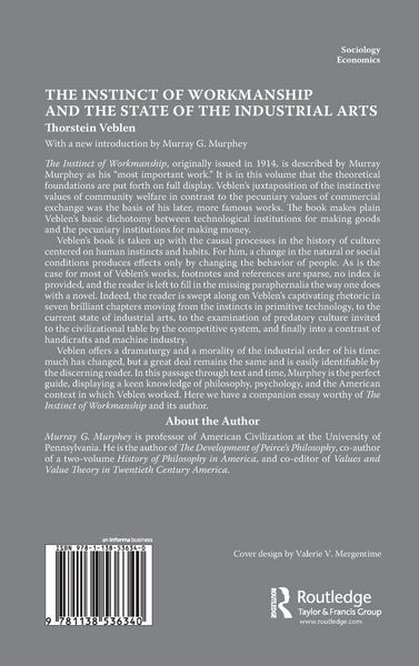 Produktbild: The Instinct of Workmanship and the State of the Industrial Arts