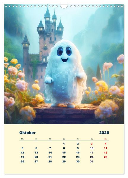 Produktbild: Zauberland. Bunte Fabelwesen und M&auml;rchengestalten (Wandkalender 2026 DIN A3 hoch), CALVENDO Monatskalender