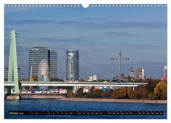 Produktbild: K&Ouml;LN AUSBLICK - RHEINBLICK (Wandkalender 2026 DIN A3 quer), CALVENDO Monatskalender