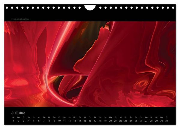 Produktbild: Abstrakte Kunst (Wandkalender 2026 DIN A4 quer), CALVENDO Monatskalender