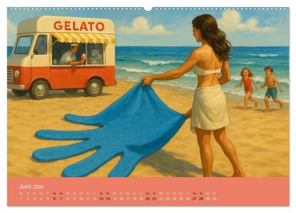 Produktbild: Verkehrte Welt - Bilderr&auml;tsel (hochwertiger Premium Wandkalender 2026 DIN A2 quer), Kunstdruck in Hochglanz
