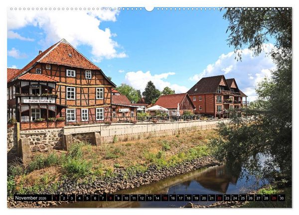 Produktbild: Elberadweg von Lutherstadt Wittenberg bis Hitzacker (Wandkalender 2026 DIN A2 quer), CALVENDO Monatskalender