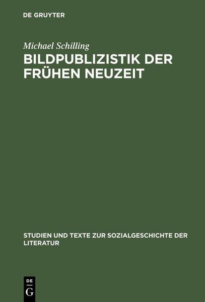Produktbild: Bildpublizistik der fr&uuml;hen Neuzeit
