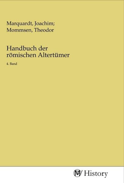 Produktbild: Handbuch der r&ouml;mischen Altert&uuml;mer