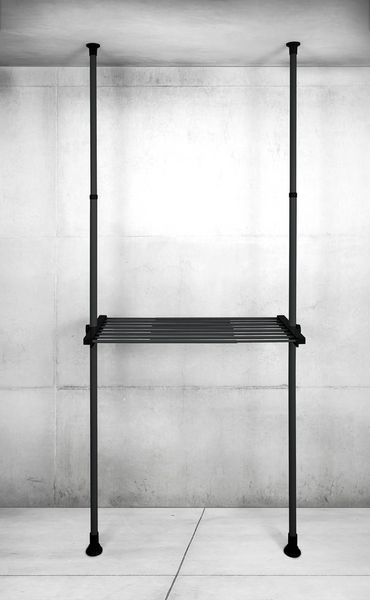 Produktbild: Regalboden Mod. Herkules Schwarz, passend zum Teleskop-System Herkules