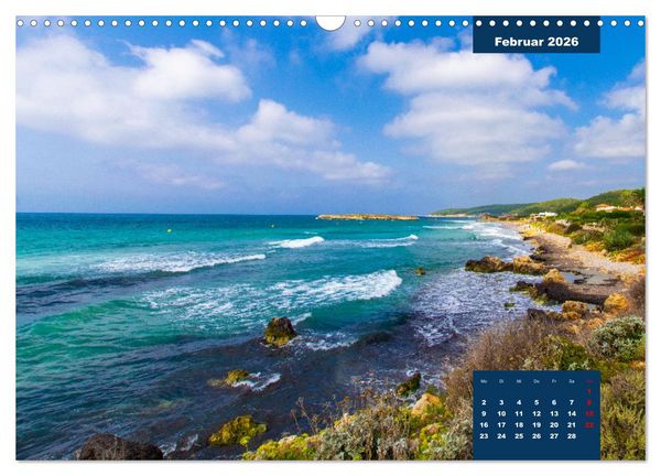 Produktbild: Menorca - die kleine Schwester von Mallorca (Wandkalender 2026 DIN A3 quer), CALVENDO Monatskalender