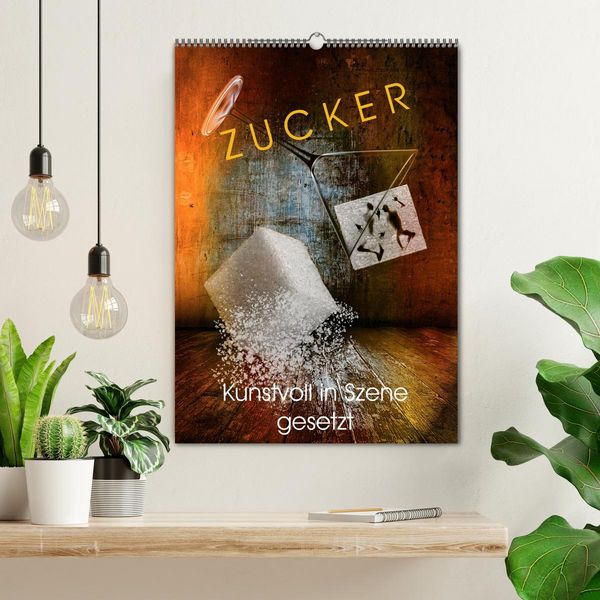 Produktbild: ZUCKER - kunstvoll in Szene gesetzt (Wandkalender 2026 DIN A2 hoch), CALVENDO Monatskalender