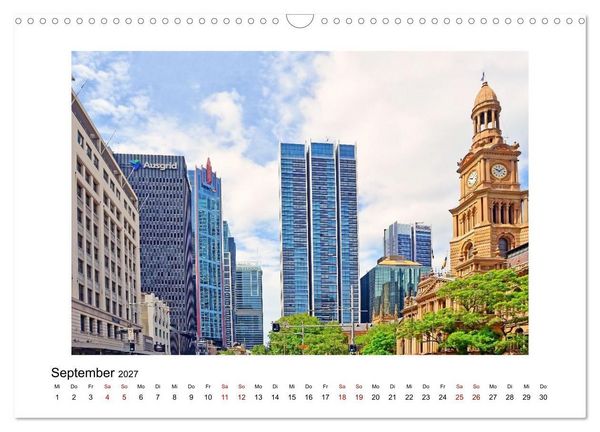 Produktbild: Sydney - beeindruckende Metropole (Wandkalender 2027 DIN A3 quer), CALVENDO Monatskalender