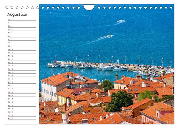 Produktbild: Koper - Slowenien Kalender (Wandkalender 2026 DIN A4 quer), CALVENDO Monatskalender