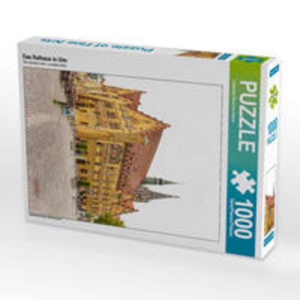 CALVENDO Puzzle Das Rathaus in Ulm | 1000 Teile Lege-Größe 64x48cm Foto-Puzzle für glückliche Stunden