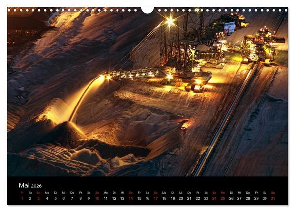Produktbild: Der Tagebau (Wandkalender 2026 DIN A3 quer), CALVENDO Monatskalender