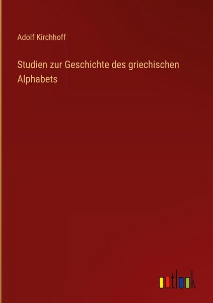 Produktbild: Studien zur Geschichte des griechischen Alphabets