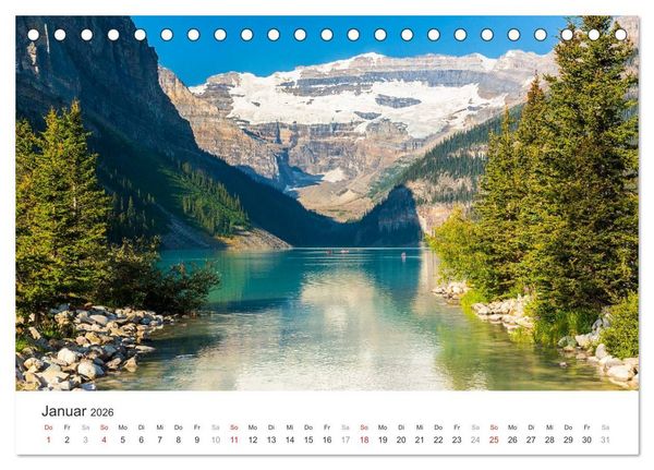 Produktbild: Kanada - Impressionen (Tischkalender 2026 DIN A5 quer), CALVENDO Monatskalender
