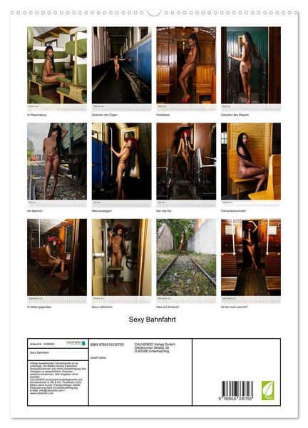 Produktbild: Sexy Bahnfahrt (hochwertiger Premium Wandkalender 2026 DIN A2 hoch), Kunstdruck in Hochglanz
