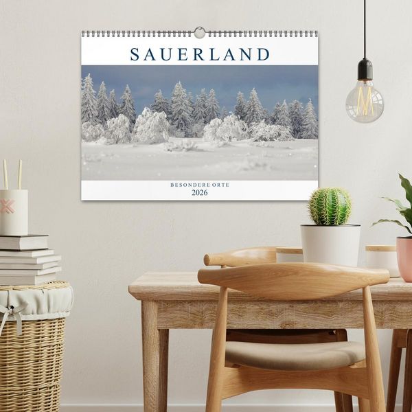Produktbild: SAUERLAND &ndash; Besondere Orte (Wandkalender 2026 DIN A3 quer), CALVENDO Monatskalender