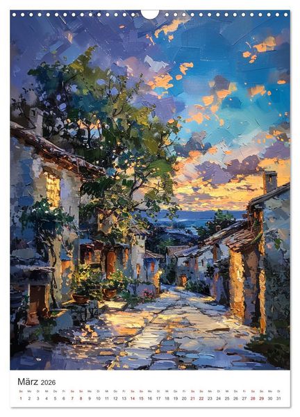 Produktbild: Poesie des Lichts - impressionistisches S&uuml;dfrankreich (Wandkalender 2026 DIN A3 hoch), CALVENDO Monatskalender