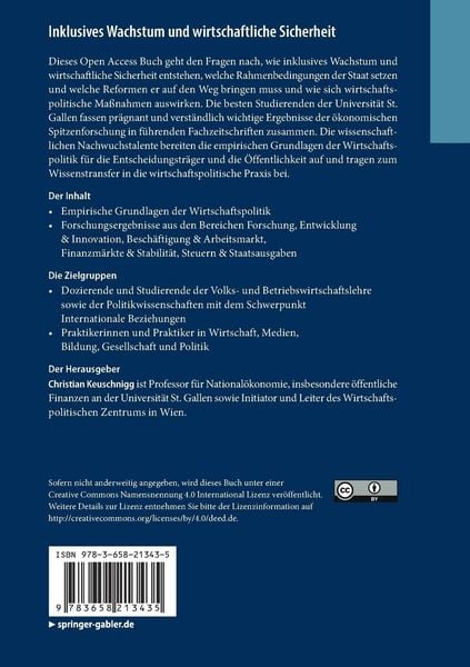 Produktbild: Inklusives Wachstum und wirtschaftliche Sicherheit