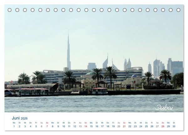 Produktbild: Vereinigte Arabische Emirate (Tischkalender 2026 DIN A5 quer), CALVENDO Monatskalender
