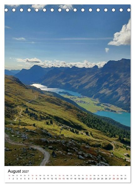 Produktbild: Traumhafte Bergwelt - Im Bann des Lichts (Tischkalender 2027 DIN A5 hoch), CALVENDO Monatskalender