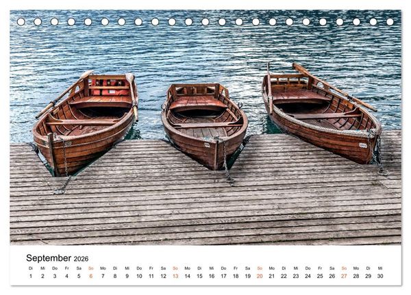 Produktbild: Oberkrain und Triglav-Nationalpark (Tischkalender 2026 DIN A5 quer), CALVENDO Monatskalender
