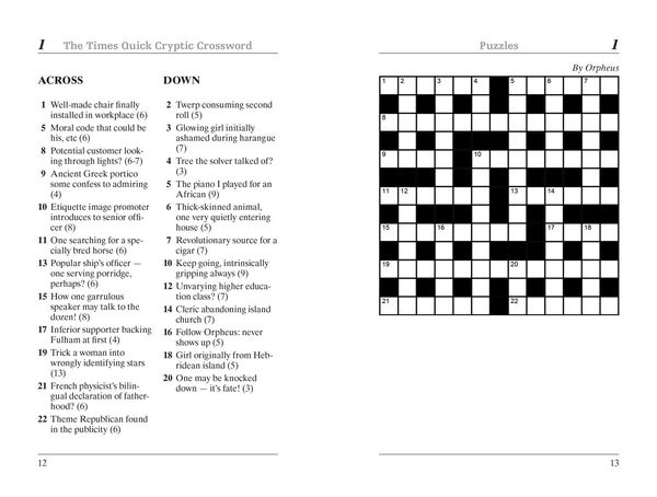 Produktbild: TIMES QUICK CRYPTIC XWORD 5 PB