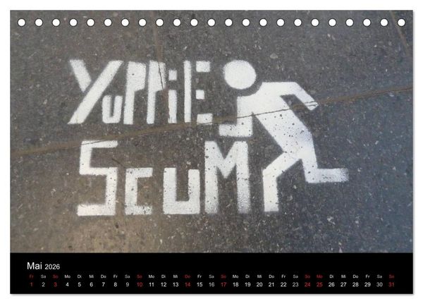 Produktbild: Alternativer Berlinkalender (Tischkalender 2026 DIN A5 quer), CALVENDO Monatskalender